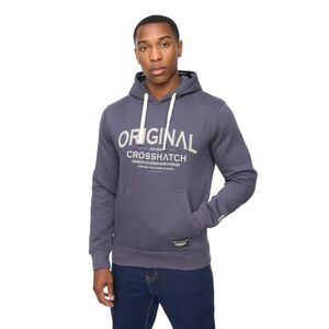 Crosshatch Mens Vintarge Hoodie / Navy
